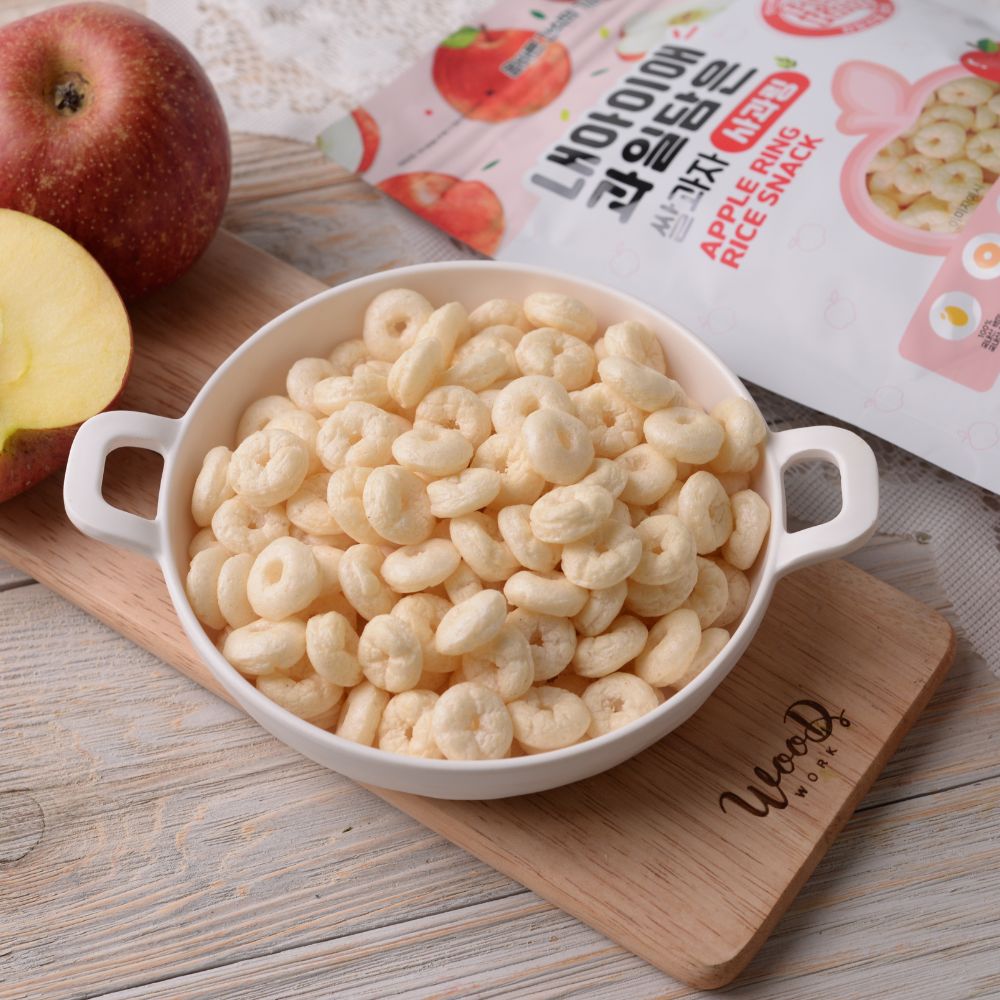 Bánh gạo lứt hình vòng cho bé vị táo Naeiae