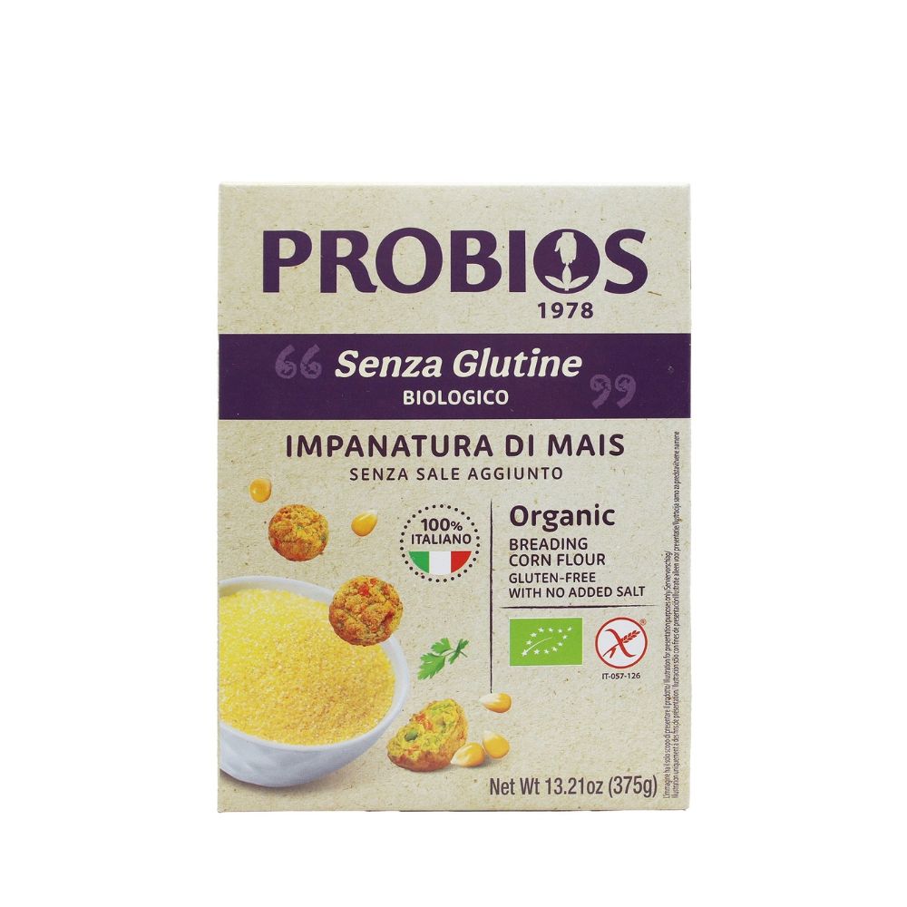 Bột ngô chiên xù hữu cơ Probios 375g