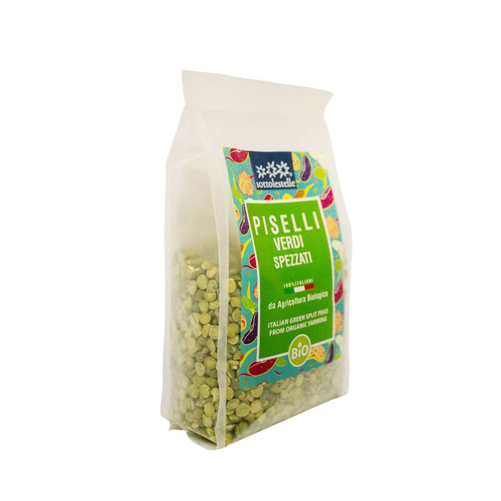 Đậu hà lan hữu cơ đã tách hạt Sottolestelle 400g - Ảnh 2
