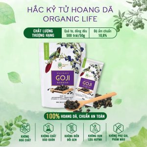 Hắc kỷ tử hoang dã Organic Life 90g