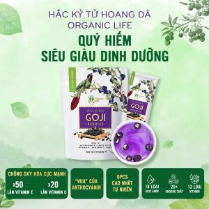 Hắc kỷ tử hoang dã Organic Life 90g