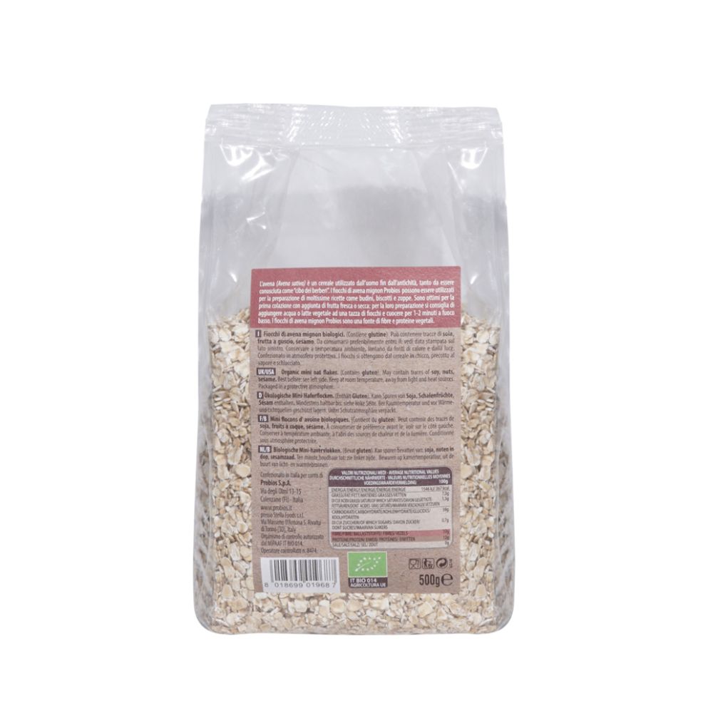 Yến mạch hữu cơ cán mỏng ProBios 500g - Ảnh 3