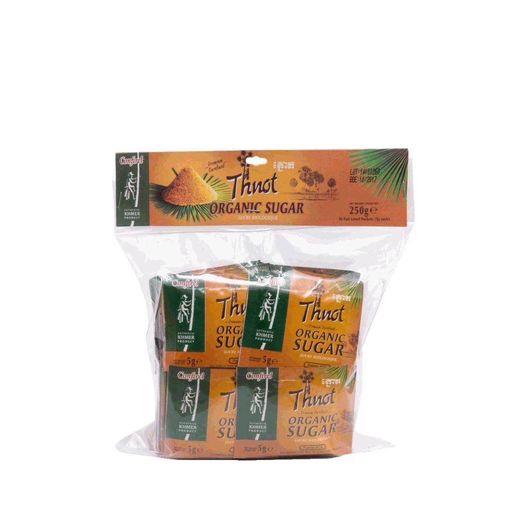 Đường thốt nốt hữu cơ Confirel 250g (50 gói x 5g)