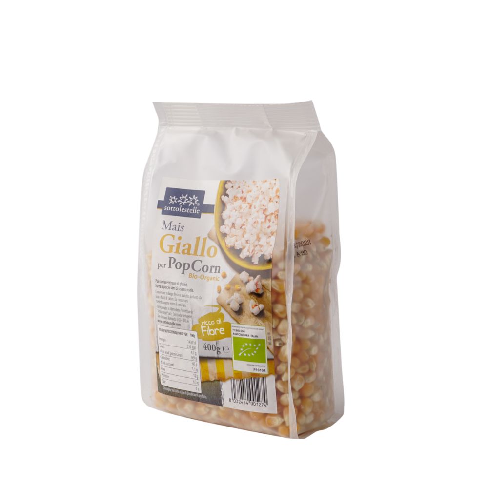 Hạt bỏng ngô vàng hữu cơ Sottolestelle 400g - Ảnh 2