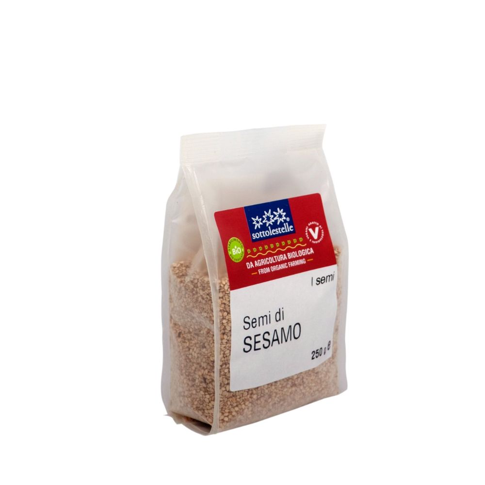 Hạt mè hữu cơ đã bóc vỏ Sottolestelle 250g - Ảnh 2