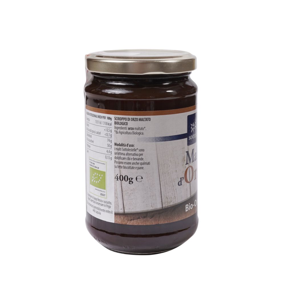 Mạch nha lúa mạch hữu cơ Sottolestelle 400g - Ảnh 3