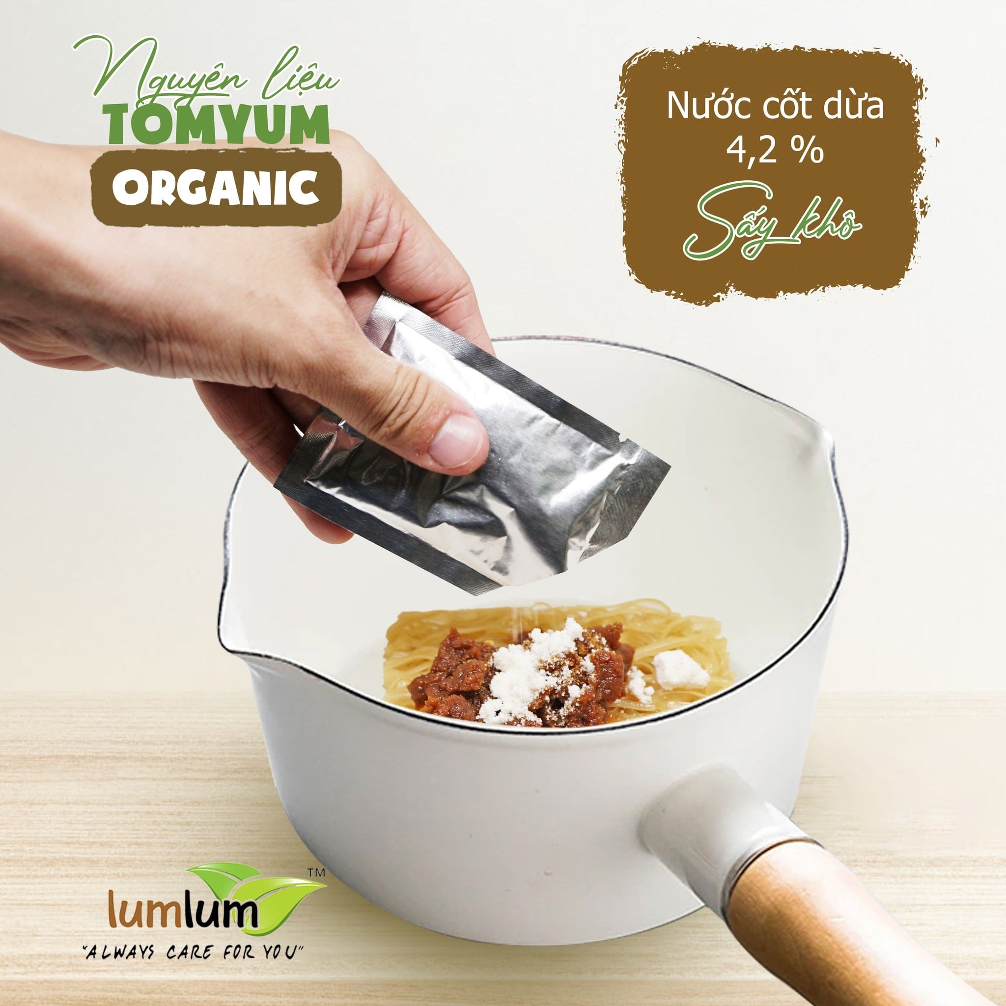 Mì gạo lứt ăn liền hữu cơ vị Tom Yum Lumlum 75g - Ảnh 3