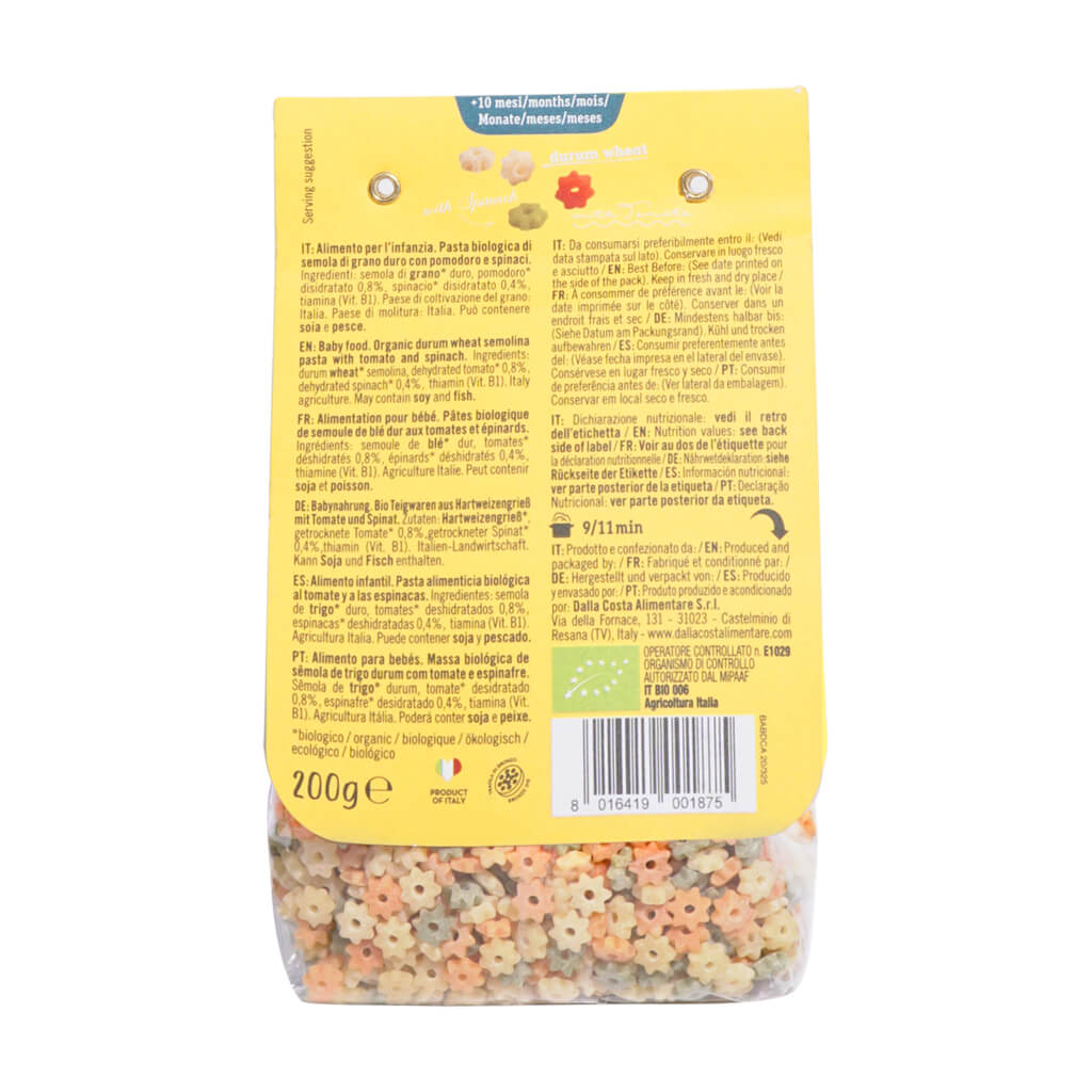 Nui sao rau củ hữu cơ Dalla Costa 200g - Ảnh 3