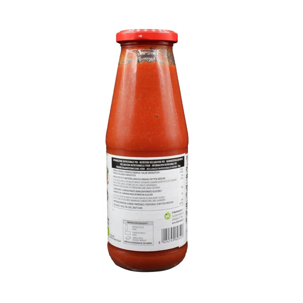 Sốt cà chua Ý hữu cơ IL Nutrimento 690g - Ảnh 2