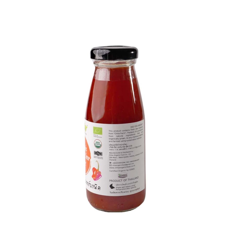 Sốt ớt giấm dứa chua ngọt hữu cơ Lumlum 200g - Ảnh 2